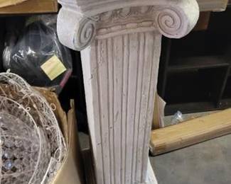 38" Tall Roman Column with Base Roman Pillar Greek Column