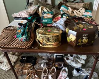 Shoes and purses 