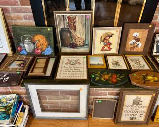 Framed artwork 