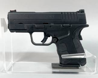 HS Produkt/ Springfield Armory XDs-9 3.3 Mod 2 9x19 Pistol SN# HG930332, Fiber Optic Front Sight 