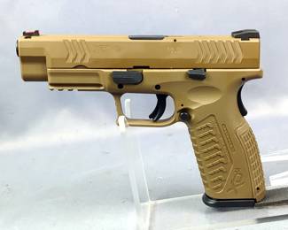 HS Produkt/ Springfield Armory XDm-9 4.9 9x19 Match Pistol SN# AT206924, 5 Total Mags, Back Straps, Dual Mag Holder, Holster, Paperwork, With Soft Case, In Original Hard Case