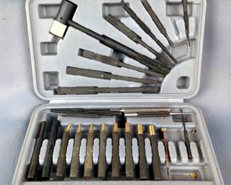  Herter's Brass Punch Set In Hardcase