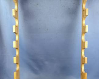  Longarm Display Rack, Holds 6 Firearms, With Lower Drawer, 40" x 24" x 7"