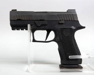 Sig Sauer P320 9x19 Pistol SN# 58K069971, Fiber Optic Front Sight, Paperwork, In Original Hard Case