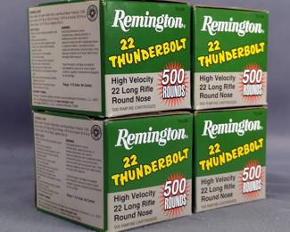 Remington Thunderbolt High Velocity .22 LR Ammo, Approx 2,000 Rds, Local Pickup Only 