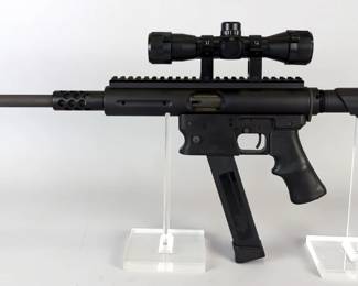 TNW Inc ASR 9mm Rifle SN# L2815, Adjustable Stock, Aim Sports 4x32 Scope