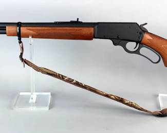 Marlin 336W 30-30 Win Lever Action Rifle SN# MR49954E, Padded Nylon Sling, Game Winner Butt Stock Cartridge Carrier, In Original Box 
