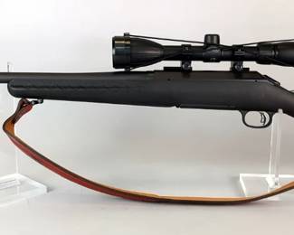 Ruger American 30-06 Sprg Bolt Action Rifle SN# 690-81291, BSA 4-12x40 Scope, Ammo Side Saddle, Padded Leather Sling
