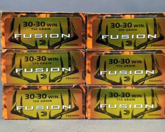 Federal Fusion 30-30 Win Ammo, Approx 120 Rds, Local Pickup Only 