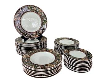 V & B bone china plates