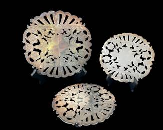 Wallace silver plate trivits