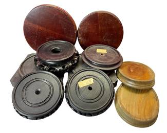 Wooden stands