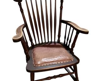 Wooden rocking chair