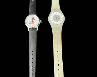 Swatch watch & Mickey Mouse