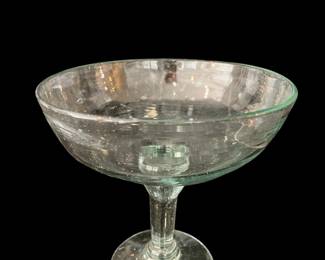 Bubble glass compote