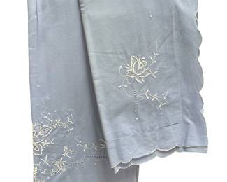 Embroidered tablecloth