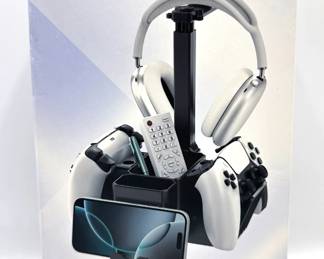 New In Box All-In-One Gaming Desktop Organizer For Headphones, Controllers & Video Game Accessories Lot #: 42