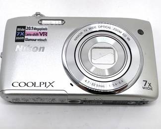 Nikon Coolpix Digital Camera S3500 With Victorinox Case, Batteries & Other Accessories Lot #: 66