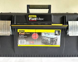 Large Stanley FatMax 28 Inch Toolbox With Water Seal, Appears Unused Lot #: 105