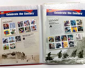 Mint Sheet File Album Of American Postage Stamps, Unposted, Over 20 Full Pages Including Century Collections Lot #: 18