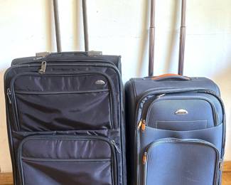 2 Rolling Suitcases By Samsonite & Wisdom Lot #: 58
