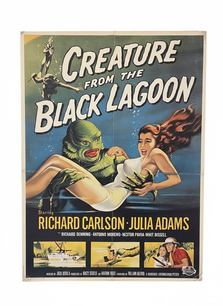 Creature from the Black Lagoon 1954 Movie Poster