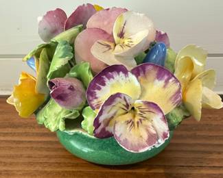 Crown Staffordshire Fine Bone China Floral Arrangement