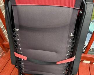 Zero Gravity Chairs with Tray