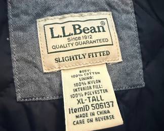 L.L.Bean Plaid Insulated Shirt Jacket