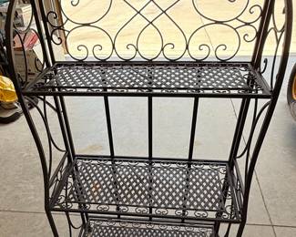 Wrought Iron Bakers Rack