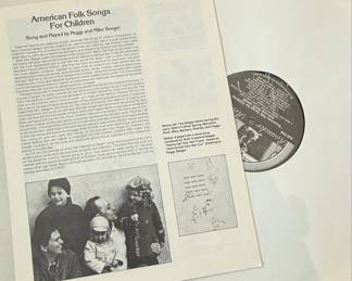 American Folk Songs for Children Vinyl Record Album