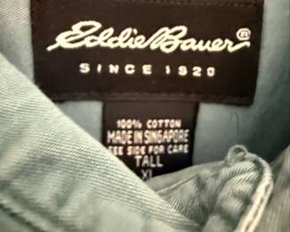Eddie Bauer Long Sleeve Cotton Button-Down Shirts