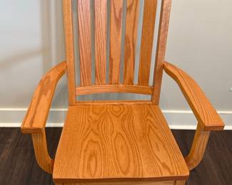 West Point Woodworking Mission Trestle Dining Table and Chairs Set