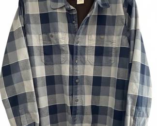 L.L.Bean Katahdin Iron Works Nor'Easter Cotton Flannel Shirt