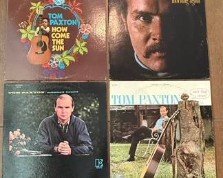 Tom Paxton Vinyl Record Collection