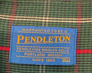 Pendleton Plaid Short Sleeve Button-Up Shirt