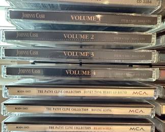 Assorted Country, Bluegrass, and Classic Rock Music CDs Collection