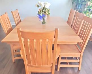 Solid Oak Dining Set