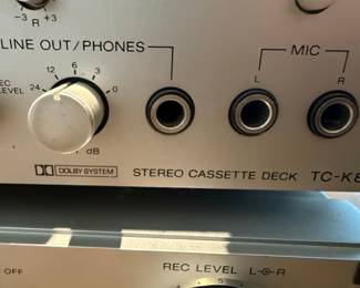 Sony TC-K81 Stereo Cassette Deck