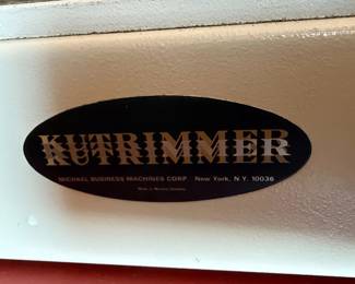 Kutrimmer by Michael Business Machines Corp. Rotary Paper Trimmer