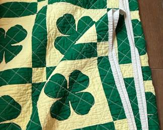 Handmade Clover Quilt