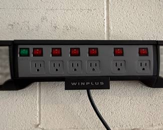 WINPLUS 6-Outlet Power Strip with LED Lights