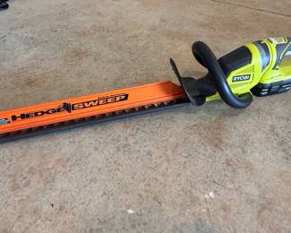 Ryobi ONE+ Hedge Trimmer with Hedge Sweep