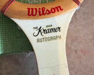 Wilson Jack Kramer Autograph & Raul Ramirez Autograph Tennis Rackets