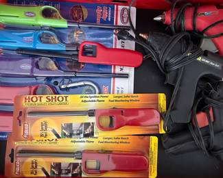 Utility Lighters and Glue Guns Lot