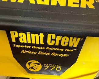 Wagner Paint Crew Model 770 Airless Paint Sprayer