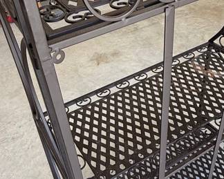 Wrought Iron Bakers Rack