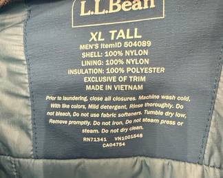 L.L.Bean Men's Insulated Jacket