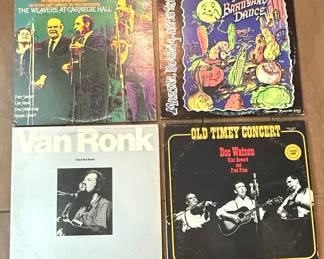 Folk and Traditional Music Vinyl Record Collection