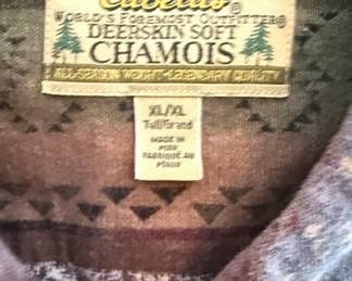 Cabela's Deerskin Soft Chamois Button-Up Shirt